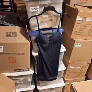 NEW ! Timeless Body Underwire Slip Push Up Bra Dress Black Size M